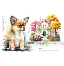 FC-23047 Vázlatfüzet 202*292mm 24lap Kutya