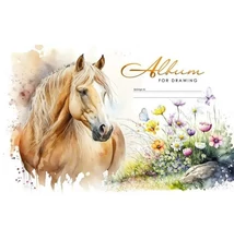 FC-23048 Vázlatfüzet 202*292mm 24lap Ló