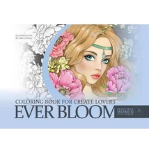 Kifestőkönyv felnőtteknek A/4, EverBloom 1