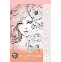 FC-23197 Kifestőkönyv felnőtteknek A/4, Beauties 2