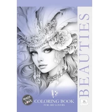 FC-23198 Kifestőkönyv felnőtteknek A/4, Beauties 3