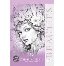 FC-23199 Kifestőkönyv felnőtteknek A/4, Beauties 4