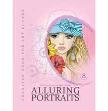 FC-23201 Kifestőkönyv felnőtteknek A/4, Alluring Portraits 2