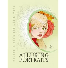 FC-23202 Kifestőkönyv felnőtteknek A/4, Alluring Portraits 3