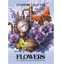 FC-24004 Kifestő felnőtteknek A/4 Flowers (lila)