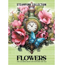 FC-24005 Kifestő felnőtteknek A/4 Flowers (zöld)