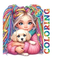 FC-24242 Kifestőkönyv 120*120mm 24lap Rózsaszín