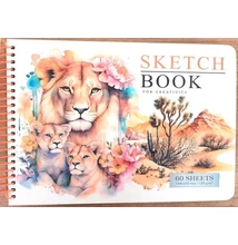 FC-9590 Vázlatfüzet A/5 60lap Oroszlán