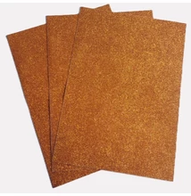 FC-GL250-003 Kreatív Glitteres színes papír A4 3db Arany