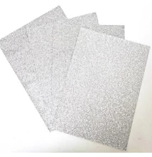 FC-GL250-016 Kreatív Glitteres színes papír A4 3db Ezüst