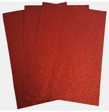 FC-GL250-035 Kreatív Glitteres színes papír A4 3db Piros