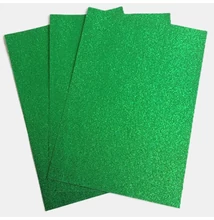 FC-GL250-040 Kreatív Glitteres színes papír A4 3db Zöld