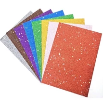 FC-GLP250S-8 Kreatív Glitteres, csillagos színes papír A4 8db MIX