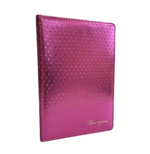 FC-N9003 Notesz PVC kockás A/5 80lap Fényes rózsaszín pöttyös