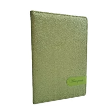 FC-N9019 Notesz PVC kockás A/5 80lap Zöld glitteres