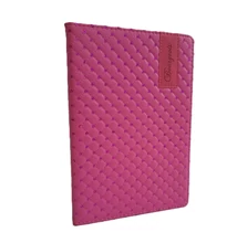 FC-N9053 Notesz PVC kockás A/5 80lap Rózsaszín steppelt flitterekkel