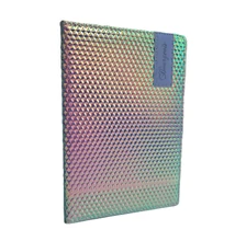 FC-N9086 Notesz PVC vonalas A/5 80lap Fényes irizáló hexagonok