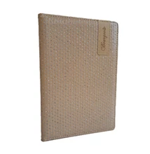 FC-N9203 Notesz PVC kockás A/5 80lap Bézs, ezüst glitterekkel