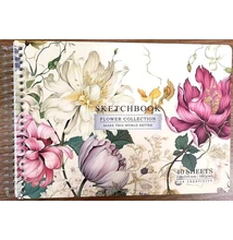 FC-N9650 Vázlatfüzet A/5 40lap Virágos