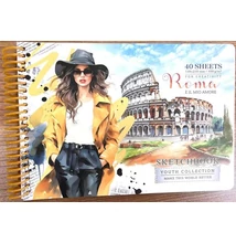 FC-N9654 Vázlatfüzet A/5 40lap Róma