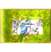 FC-N9670 Vázlatfüzet A/5 40lap Madaras (zöld)