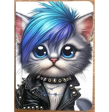 FC-N9829 Notesz vonalas A6 64lap Macska