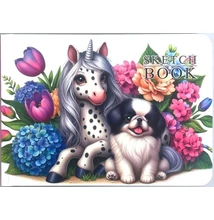 FC-N9834 Vázlatfüzet A/6 48lap Unikornis