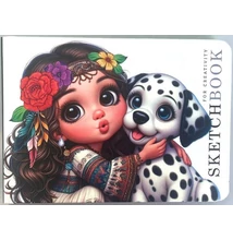 FC-N9837 Vázlatfüzet A/6 48lap Kislány