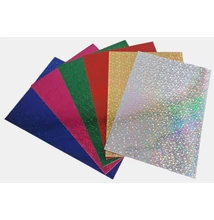 FC-YT6S Kreatív Hologramos karton A4 6db MIX