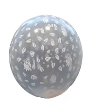 G11941r Gemar 30cm rózsamintás - áttetsző 100db