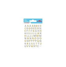 MiniClassy Matrica - Glitter arany/ezüst betűk 7,5*10cm