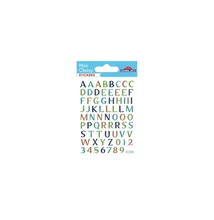MiniClassy Matrica - Glitter betűk kék 7,5*10cm