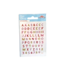 MiniClassy Matrica - Glitter betűk rózsaszín 7,5*10cm