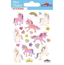 GG-111415 MiniClassy Matrica - Unikornis 7,5*10cm