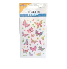 Papery Matrica - Glitter pillangók 3 ív 8*12cm