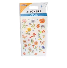 Papery Matrica - Réti virágok 3 ív 8*12cm