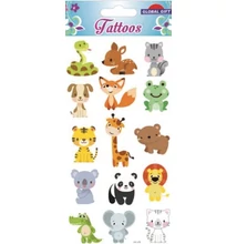 GG-153178 Tattoos Tetováló matrica - Kisállatok 9*17cm