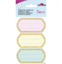 GG-170192 Füzetcímke Etiq.Deco 12db Pasztell