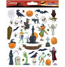 GG-212300 Halloween Classy Matrica - Glitteres motívumok 15*17cm GG-212300 Halloween Classy Matrica - Glitteres motívumok 15*17cm
