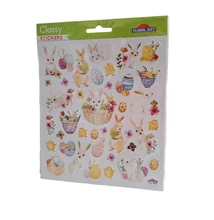 GG-212400 Classy P Matrica - Nyuszik tojással 15*17cm