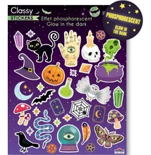GG-215207 Halloween Classy Matrica - Sötétben világító motívumok 15*17cm GG-215207 Halloween Classy Matrica - Sötétben világító motívumok 15*17cm