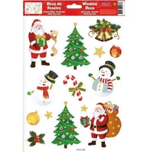 GG-230548 Christmas Ablakmatrica - Karácsonyi motívumok 20*30cm