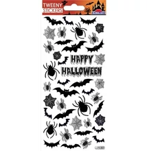 GG-270307 Halloween Tweeny Matrica - Hologramos denevérek, pókok 9*17,5cm GG-270307 Halloween Tweeny Matrica - Hologramos denevérek, pókok 9*17,5cm