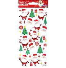 GG-270595 Christmas Tweeny Matrica - Mikulás 9*17,5cm