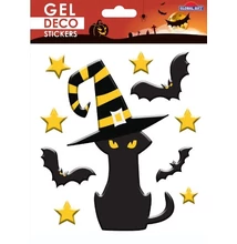 GG-320304 Halloween Gel Matrica - Fekete macska 15*17cm GG-320304 Halloween Gel Matrica - Fekete macska 15*17cm