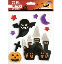GG-320306 Halloween Gel Matrica - Szellemkastély 15*17cm GG-320306 Halloween Gel Matrica - Szellemkastély 15*17cm