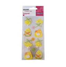 Topper P 3D Matrica - Csibék 7*15,5cm