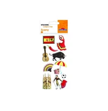 Sceny 3D Matrica - Spanyol motívumok 7*15cm