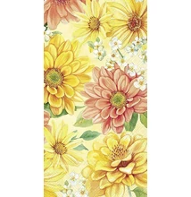 IHR-BF1065670 Vendégszalvéta 33*42cm HELLO SUNSHINE yellow