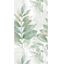 IHR-BF1073300 Vendégszalvéta 33*42cm SOFT PETAL LEAVES